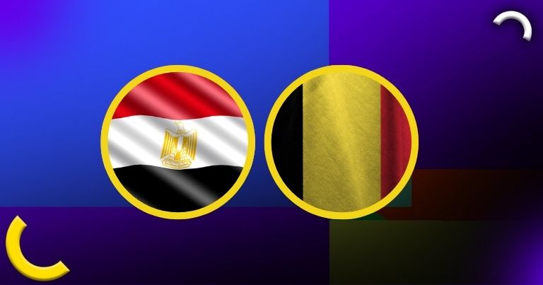 مباراة مصر وبلجيكا